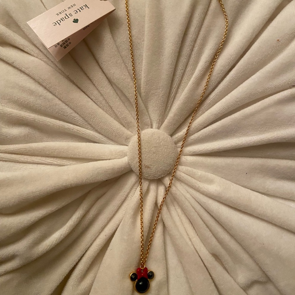 NWT Kate Spade Minnie Mouse necklace
